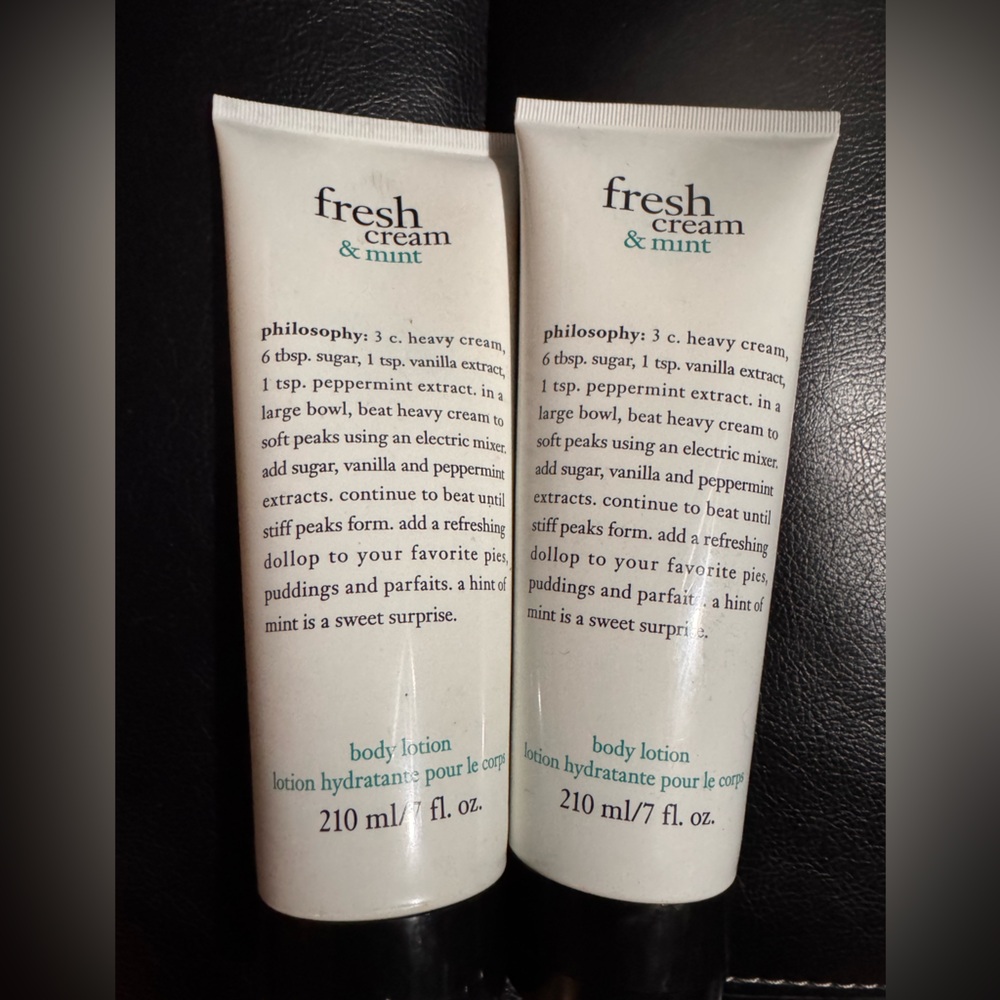 Philosophy Fresh Cream & Mint Body Lotion